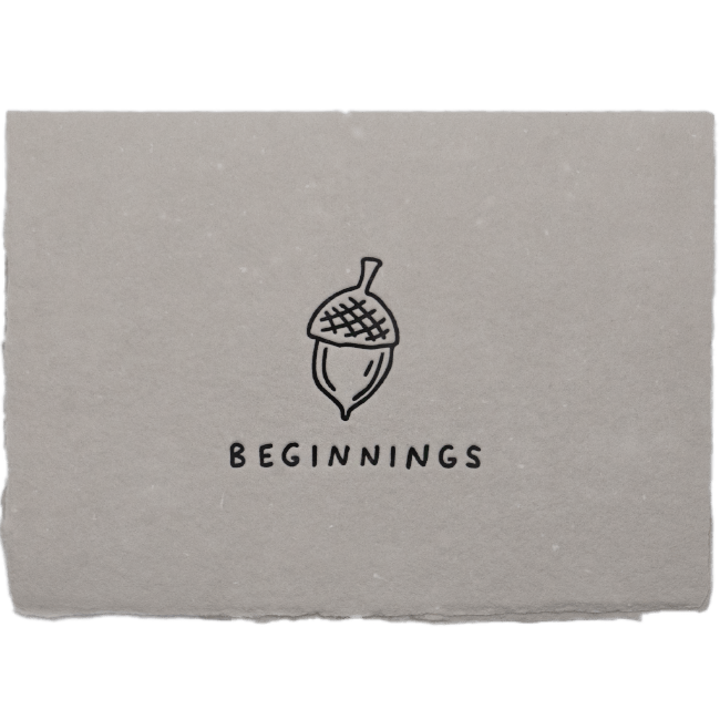 Beginnings Card - The Paper Way