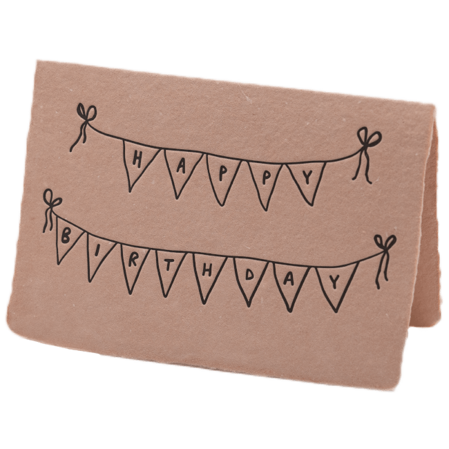 Birthday Banner Card - The Paper Way