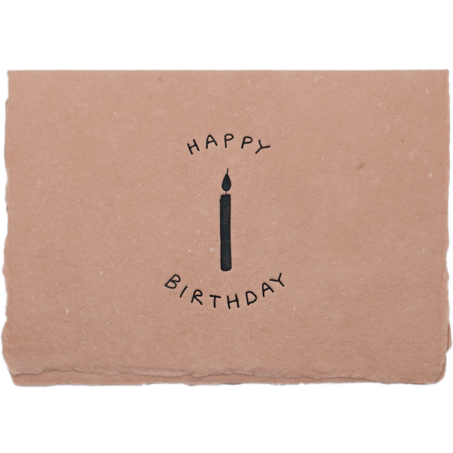 Birthday Candle Card - The Paper Way