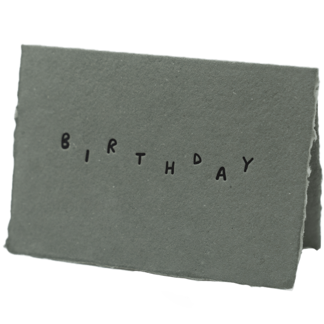 Birthday Letters Card - The Paper Way