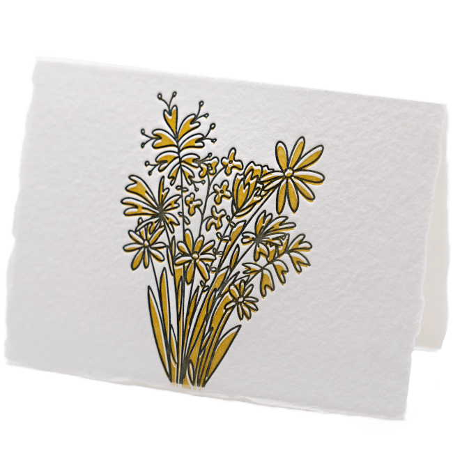 Bunch of Flowers Card - The Paper Way