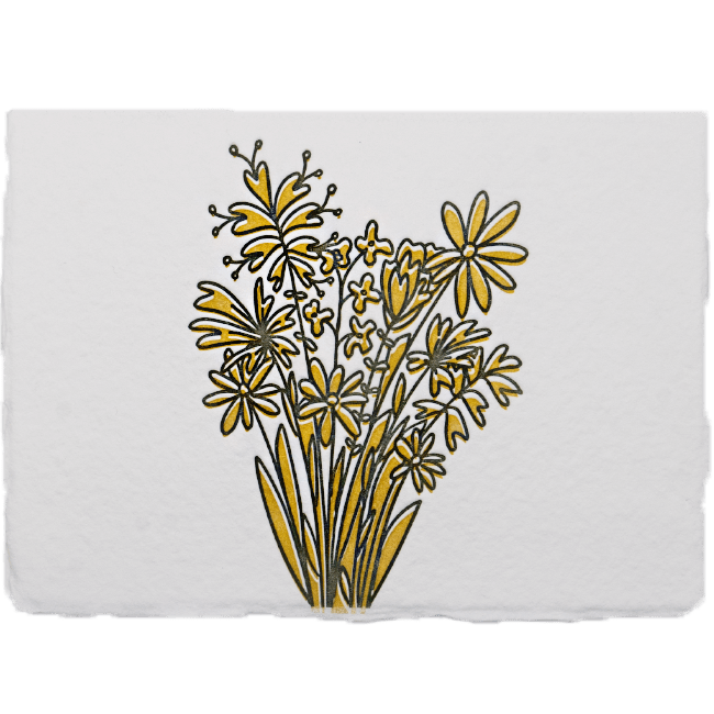 Bunch of Flowers Card - The Paper Way