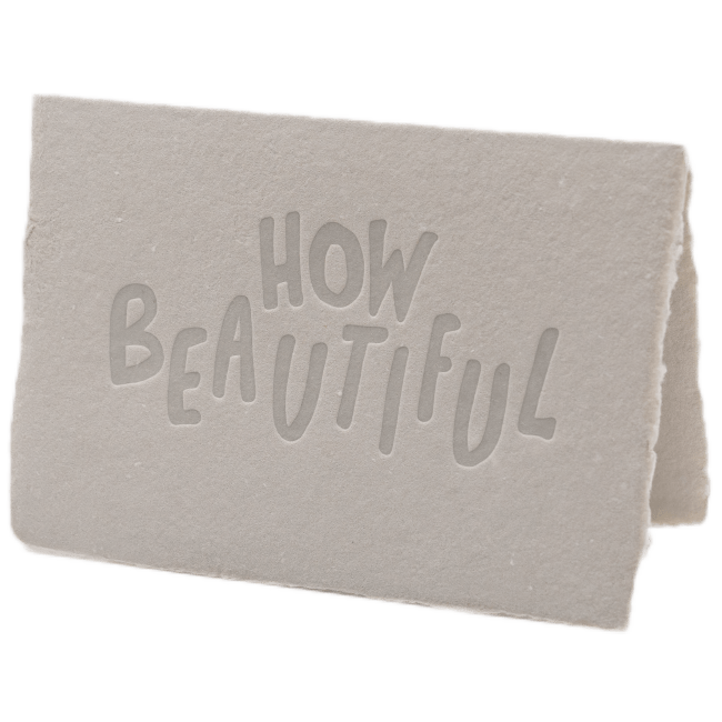 How Beautiful Card - The Paper Way