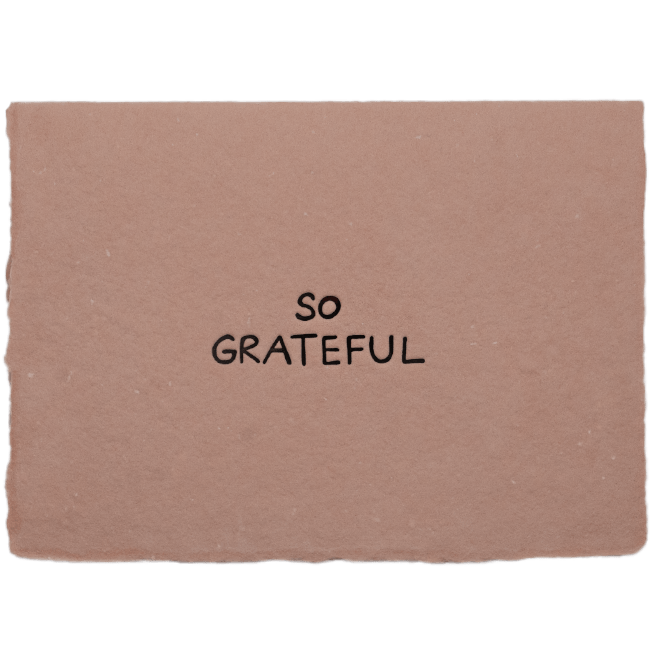 So Grateful Card - The Paper Way