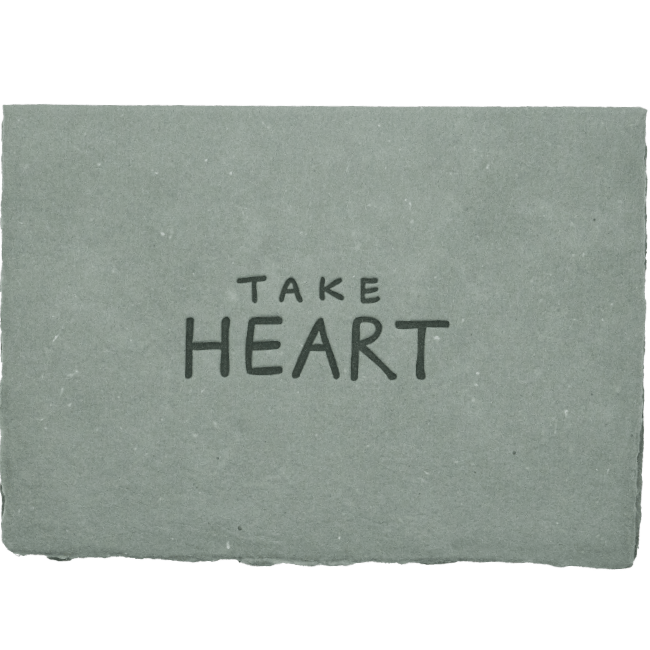 Take Heart Card - The Paper Way