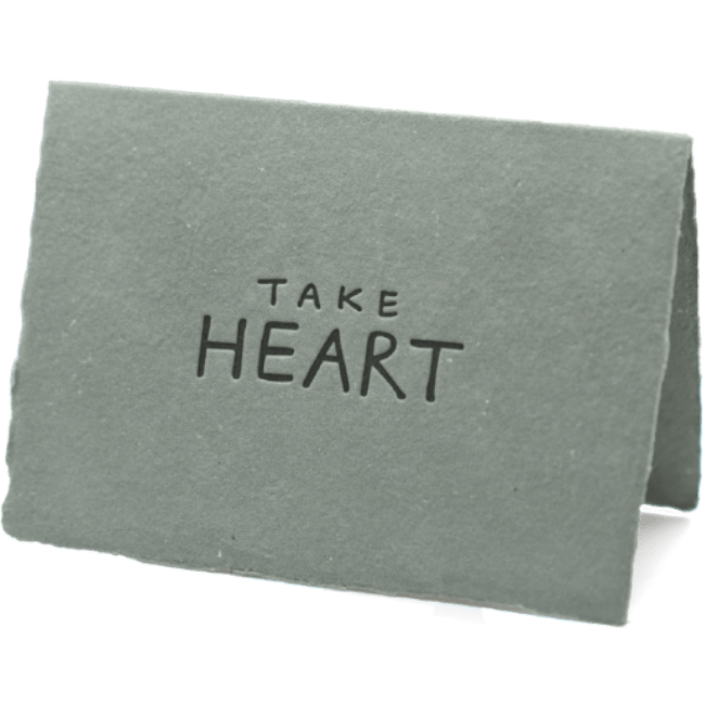 Take Heart Card - The Paper Way