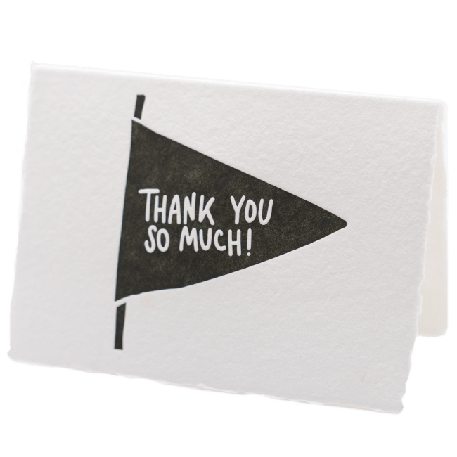 Thank You Flag Card - The Paper Way