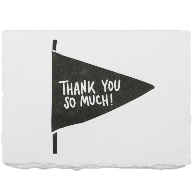 Thank You Flag Card - The Paper Way