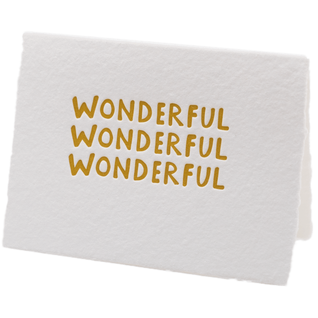 Wonderful Card - The Paper Way