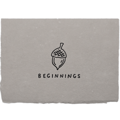 Beginnings Card - The Paper Way