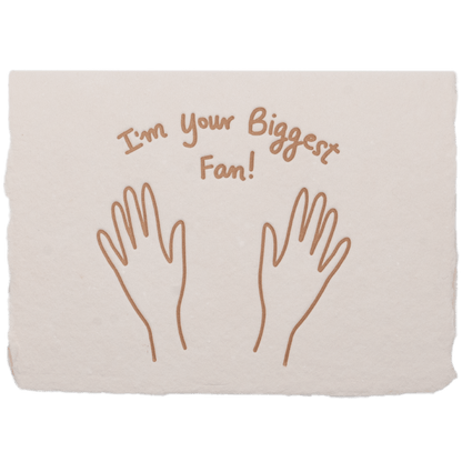 Biggest Fan Card - The Paper Way
