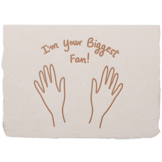 Biggest Fan Card - The Paper Way