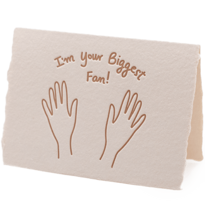 Biggest Fan Card - The Paper Way