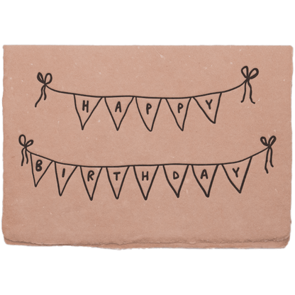 Birthday Banner Card - The Paper Way