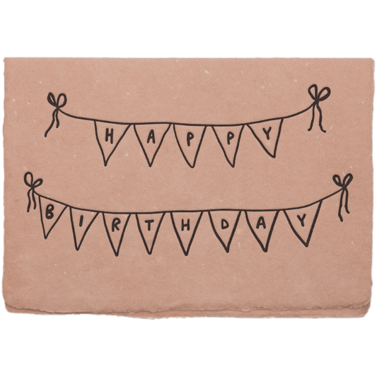 Birthday Banner Card - The Paper Way