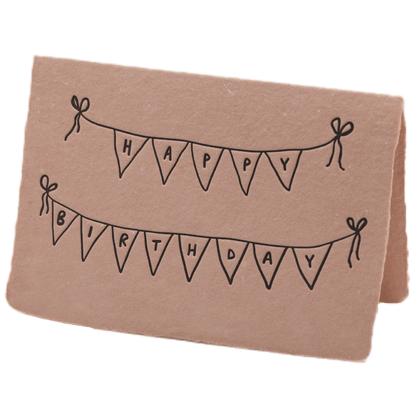 Birthday Banner Card - The Paper Way