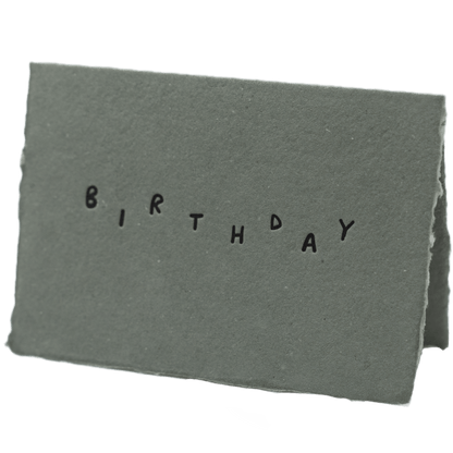 Birthday Letters Card - The Paper Way
