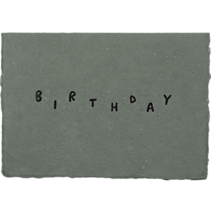 Birthday Letters Card - The Paper Way