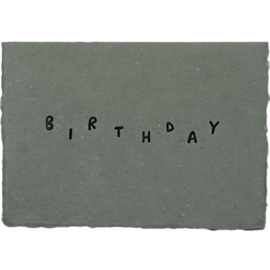 Birthday Letters Card - The Paper Way