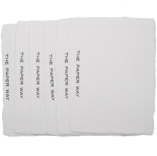Ivory Notecards (6 - pack) - The Paper Way
