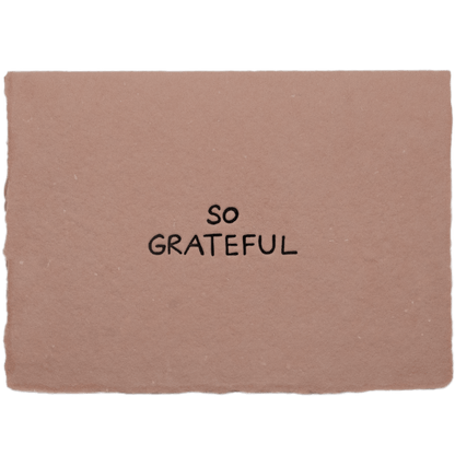 So Grateful Card - The Paper Way