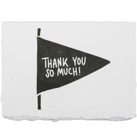 Thank You Flag Card - The Paper Way