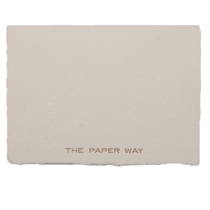 With You Card - The Paper Way