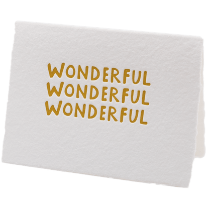 Wonderful Card - The Paper Way