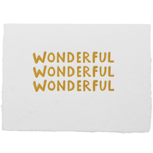Wonderful Card - The Paper Way